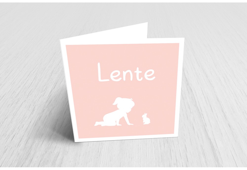 Meisje met konijntje Meisje met konijntje